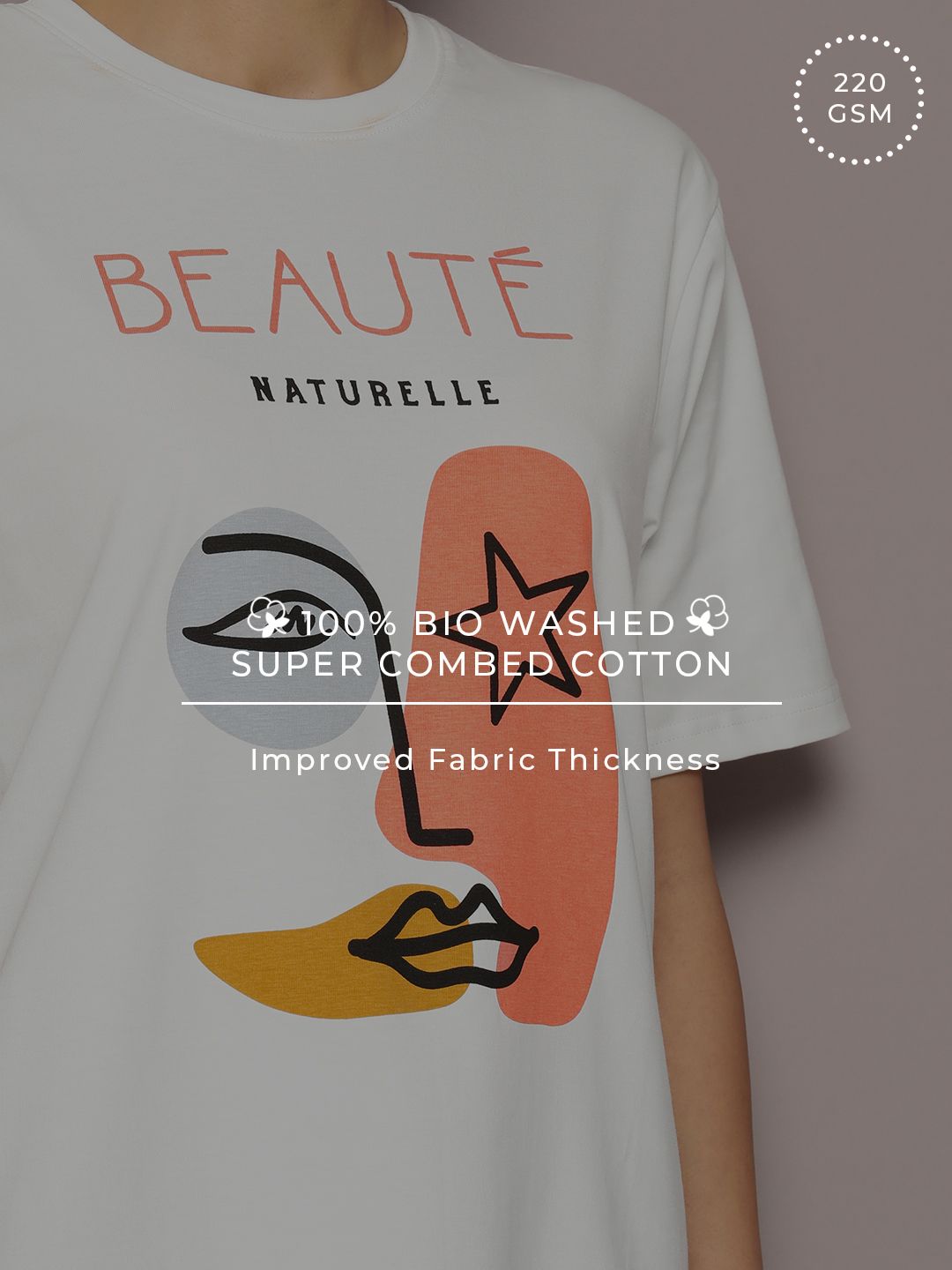 DILLINGER Women Graphic Printed  Oversized T-shirt