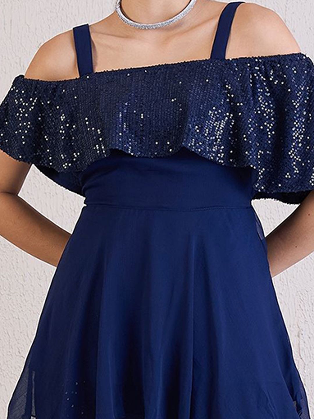 Antheaa Embellished Top With Palazzos