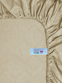 Myntra Elegant Homes Beige Floral 300 TC Cadar Katil King dengan 2 Sarung Bantal