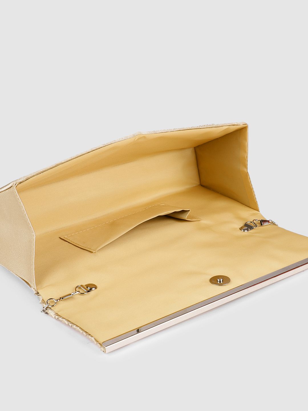 Lino Perros Gold-Toned Textured Clutch