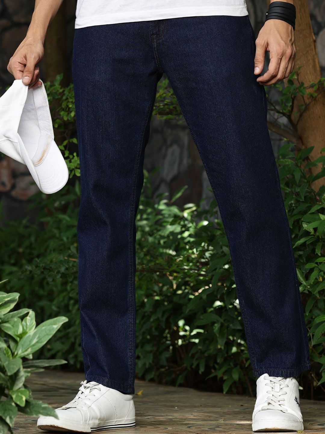 Thomas Scott Men Smart Pure Cotton Relaxed Fit Jeans