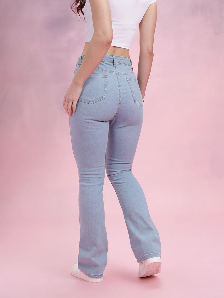 DressBerry Women Bootcut Mid-Rise Stretchable Jeans