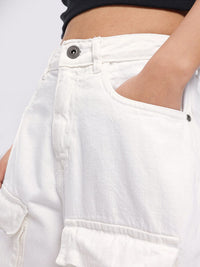 DressBerry Women Urban Cool Relaxed Fit Cargo Style Jeans
