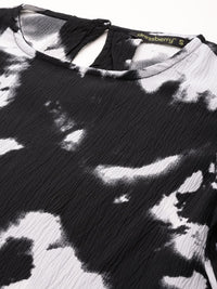 DressBerry Print Flared Sleeve Top