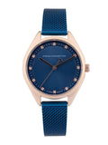 French Connection Women Embellished Dial & Bracelet Style Straps Analogue Watch FCK4UM