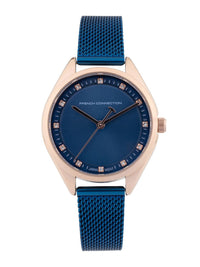 French Connection Women Embellished Dial & Bracelet Style Straps Analogue Watch FCK4UM