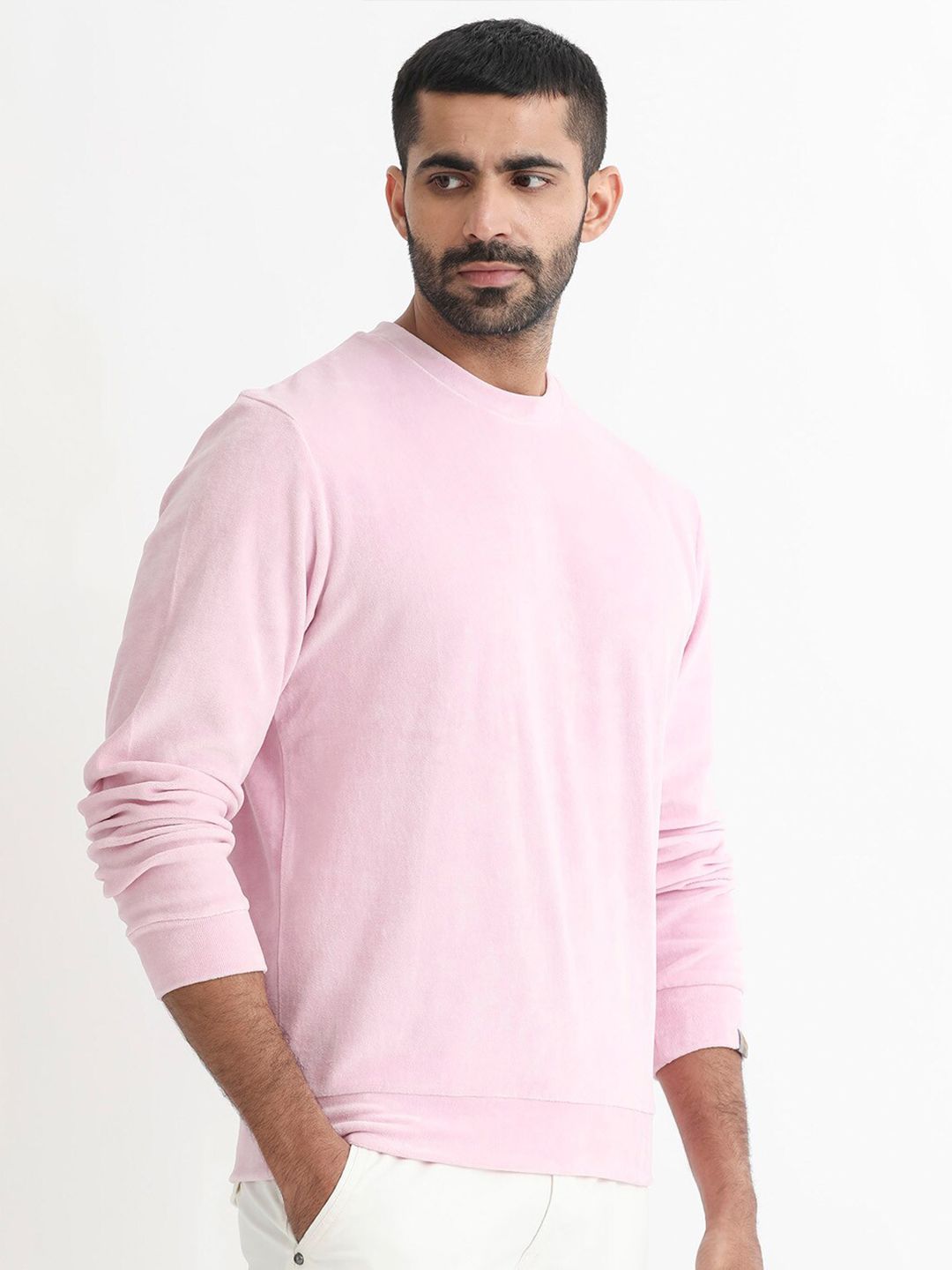 RARE RABBIT Men Dube Round Neck Sweatshirt