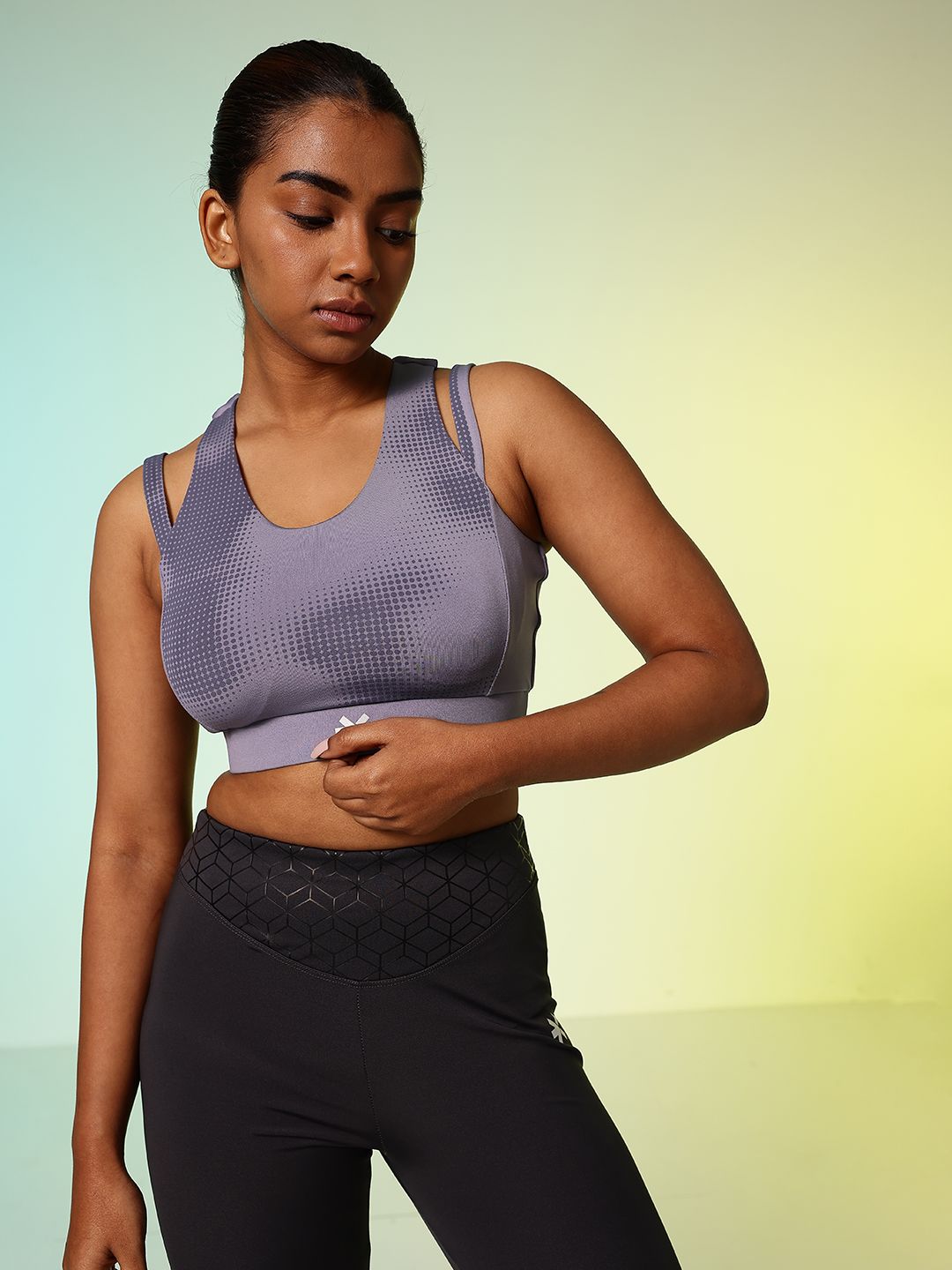 HRX by Hrithik Roshan Lightly Padded Rapid-Dry Running Bra HR_AW24_W_BA_KRNV004_03_C
