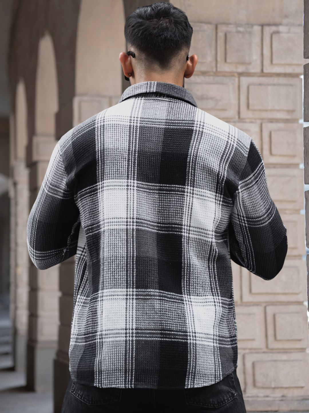 Powerlook Men Tartan Checks Opaque Checked Casual Shirt
