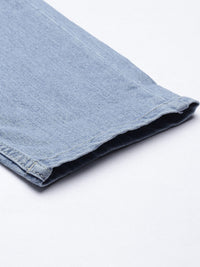 The Indian Garage Co Men Blue Slim Fit Light Fade Stretchable Jeans