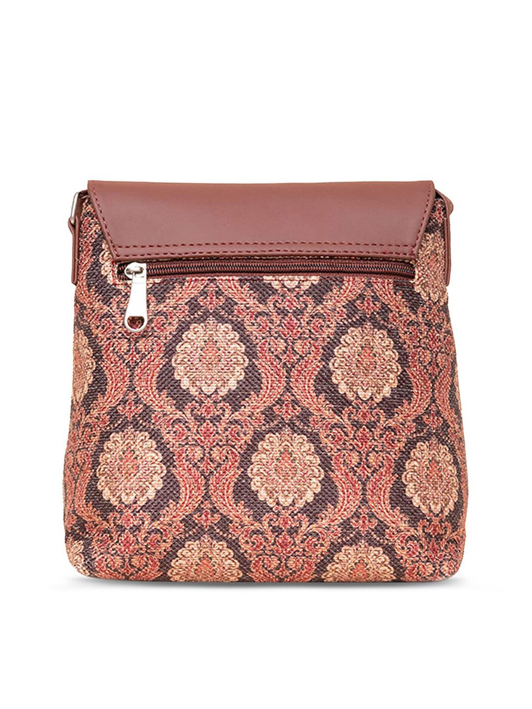 ZOUK Ethnic Motifs Printed Shopper Sling Bag