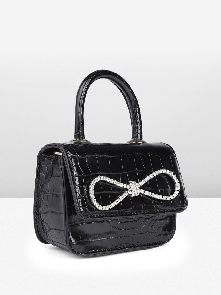 DressBerry Miniature Animal Textured Satchel