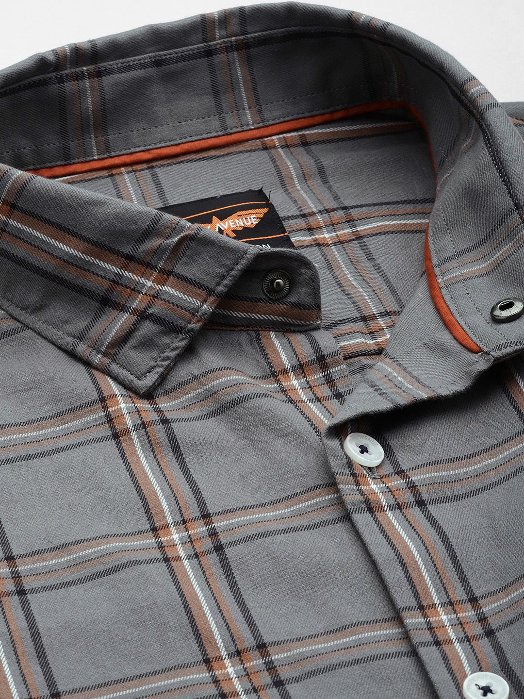 Park Avenue Slim Fit Checked Pure Cotton Casual Shirt