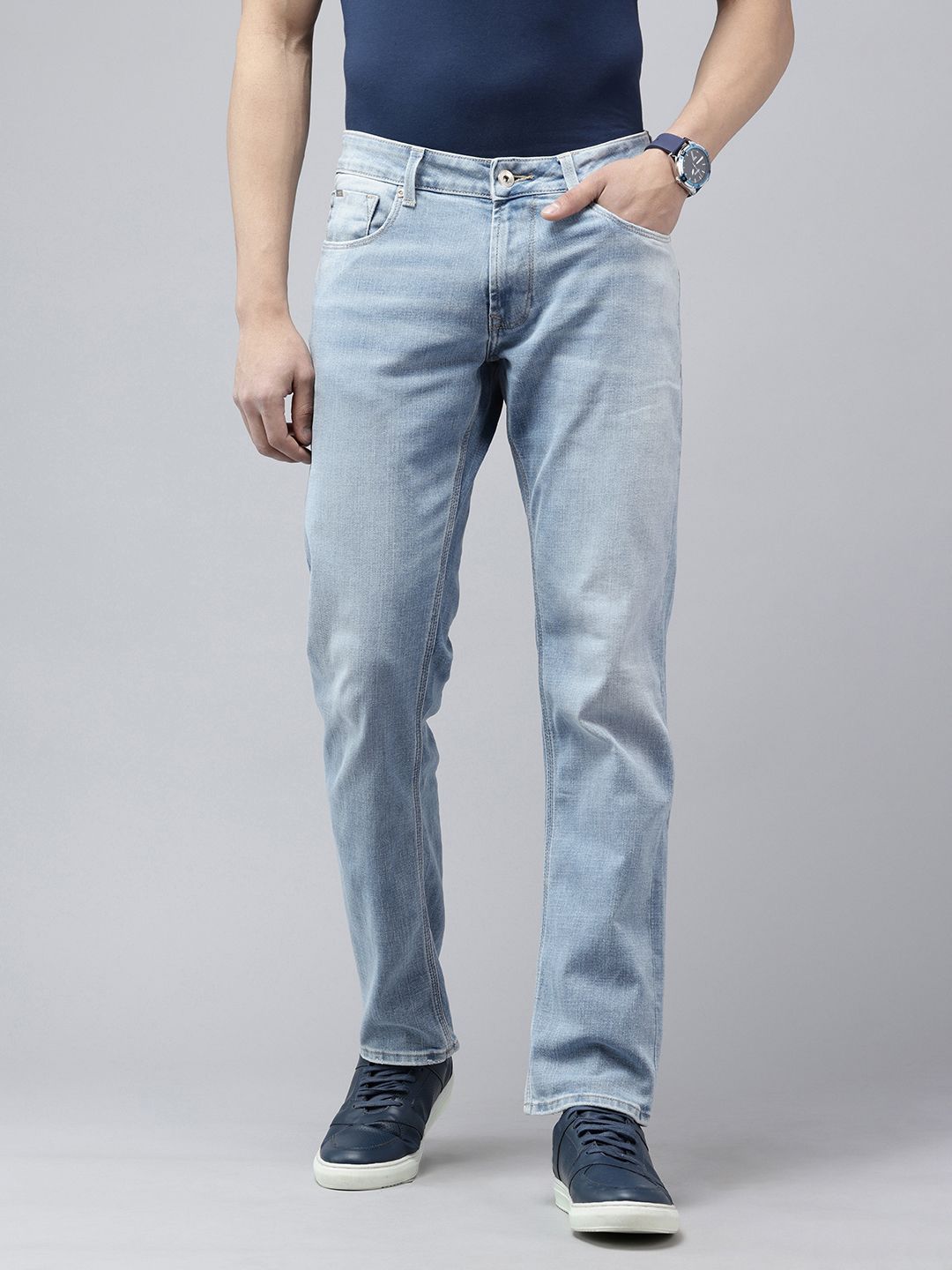 SPYKAR Men Rover Fit Light Fade Stretchable Jeans