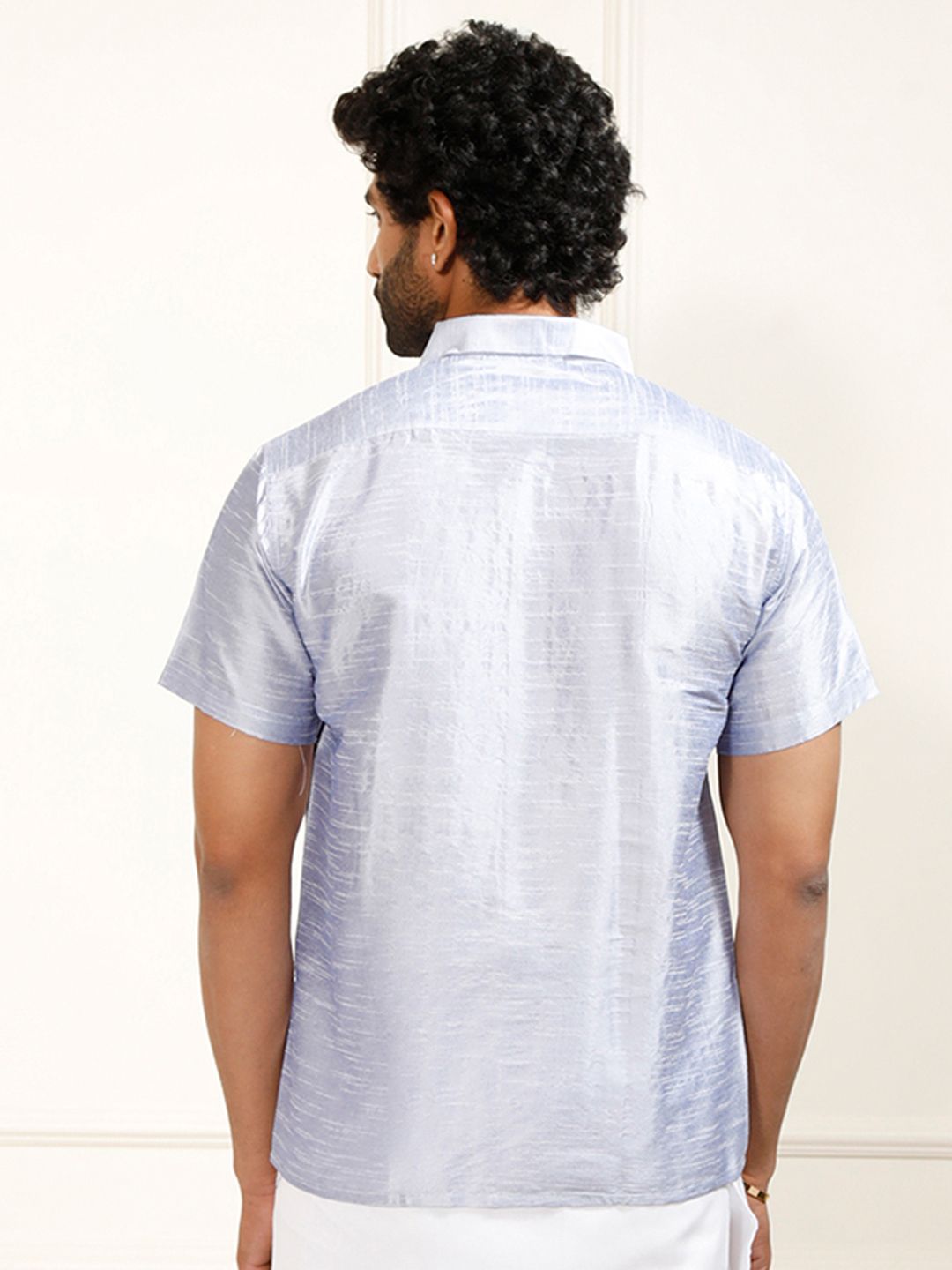 VASTRAMAY Men Premium Silk Casual Shirt