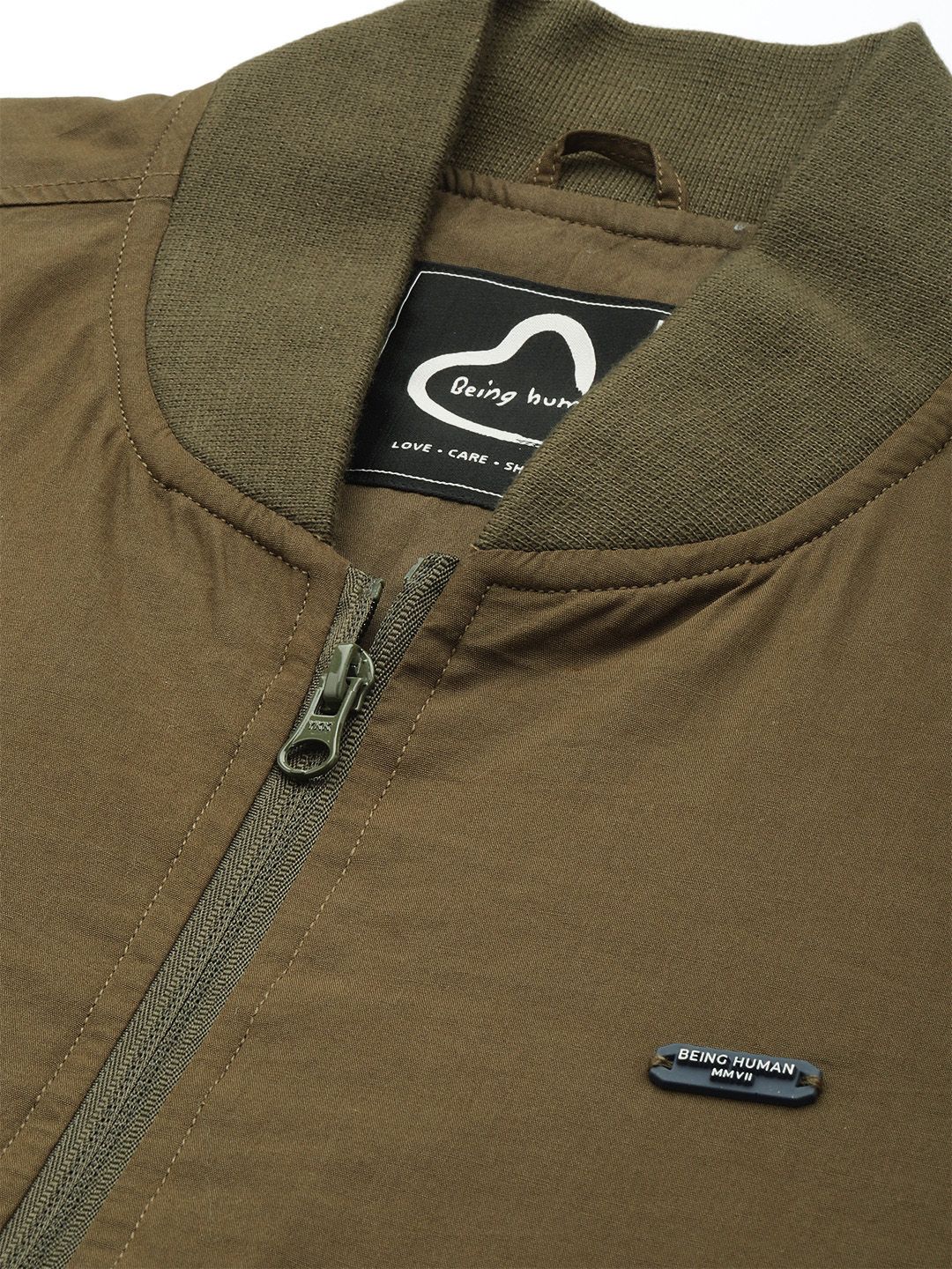 Being Human Stand Collar Bomber Jacket