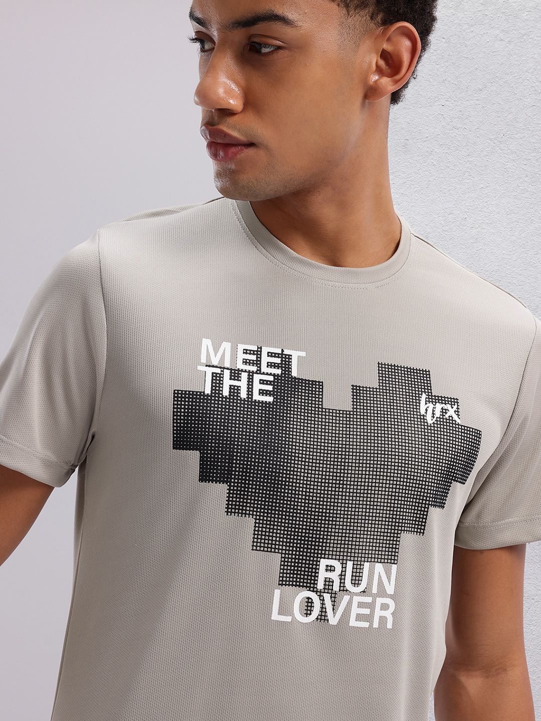 HRX by Hrithik Roshan Men Printed Rapid-Dry Running T-shirt