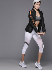 HRX by Hrithik Roshan Rapid-Dry Typography Printed Training or Gym Sporty Jacket