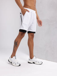 HRX by Hrithik Roshan Men Running Shorts with Attached Inner