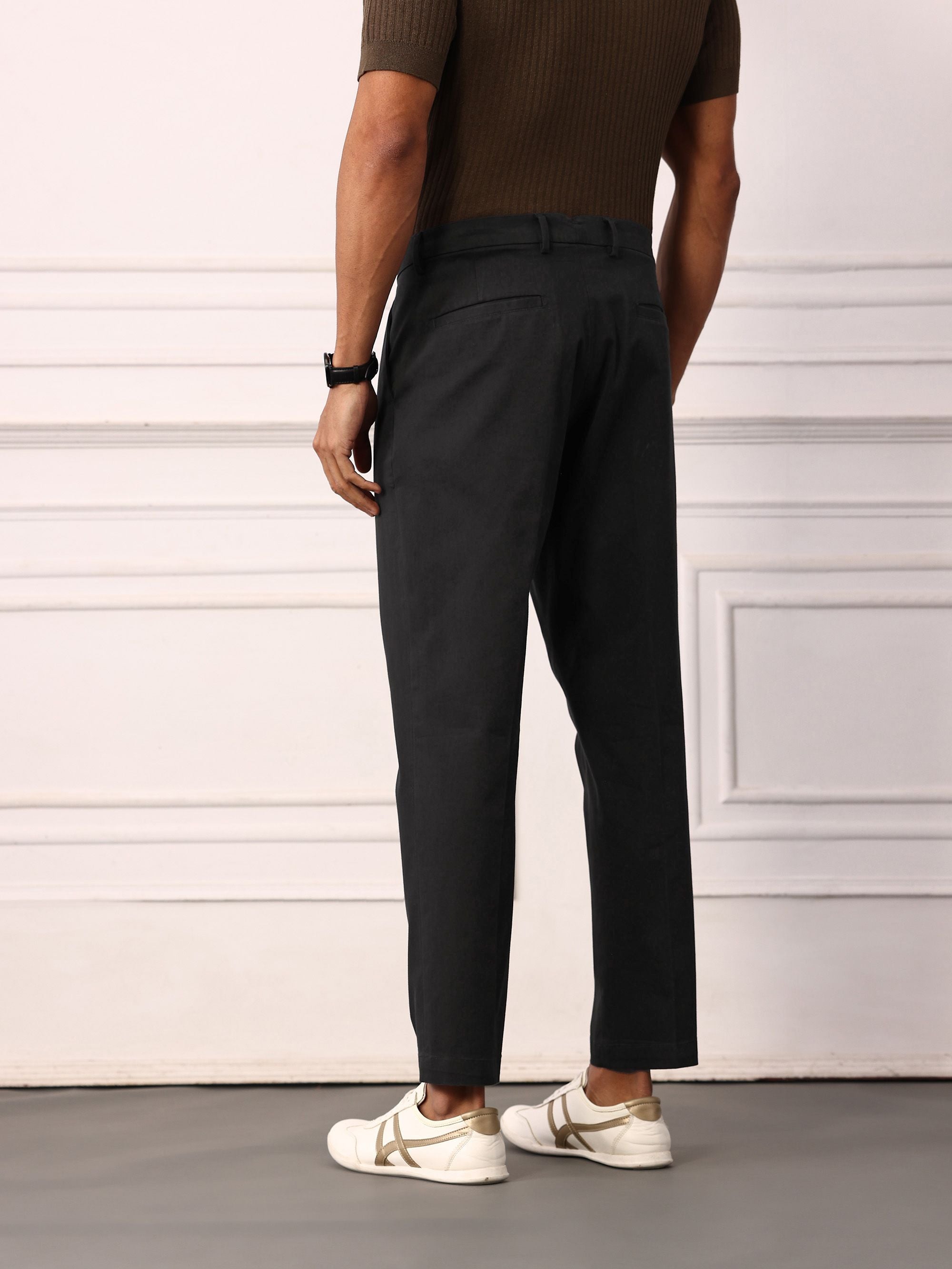 Mr Bowerbird Men Industry Mid-Rise Liberal Fit Chinos
