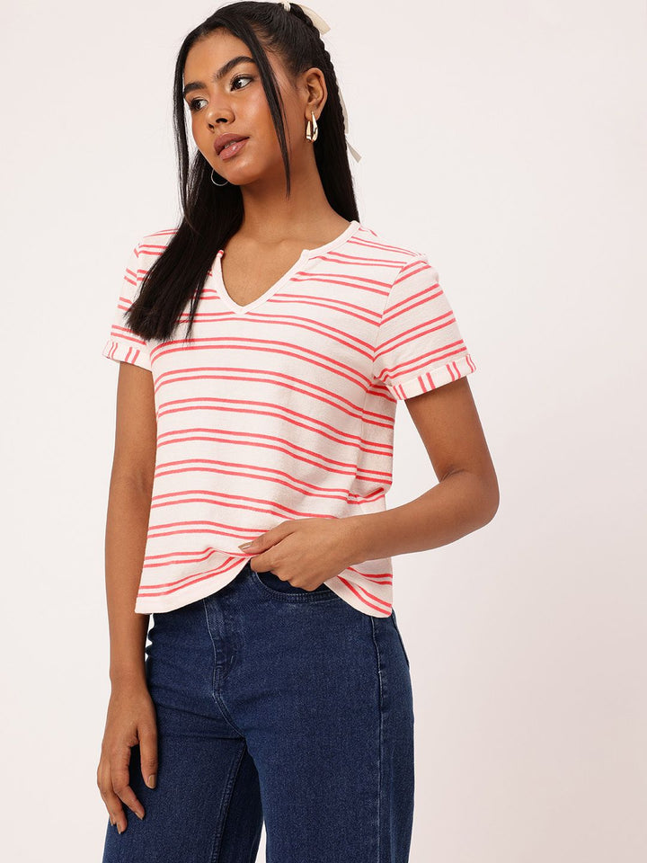 DressBerry Edgy Urbanite Striped T-shirt