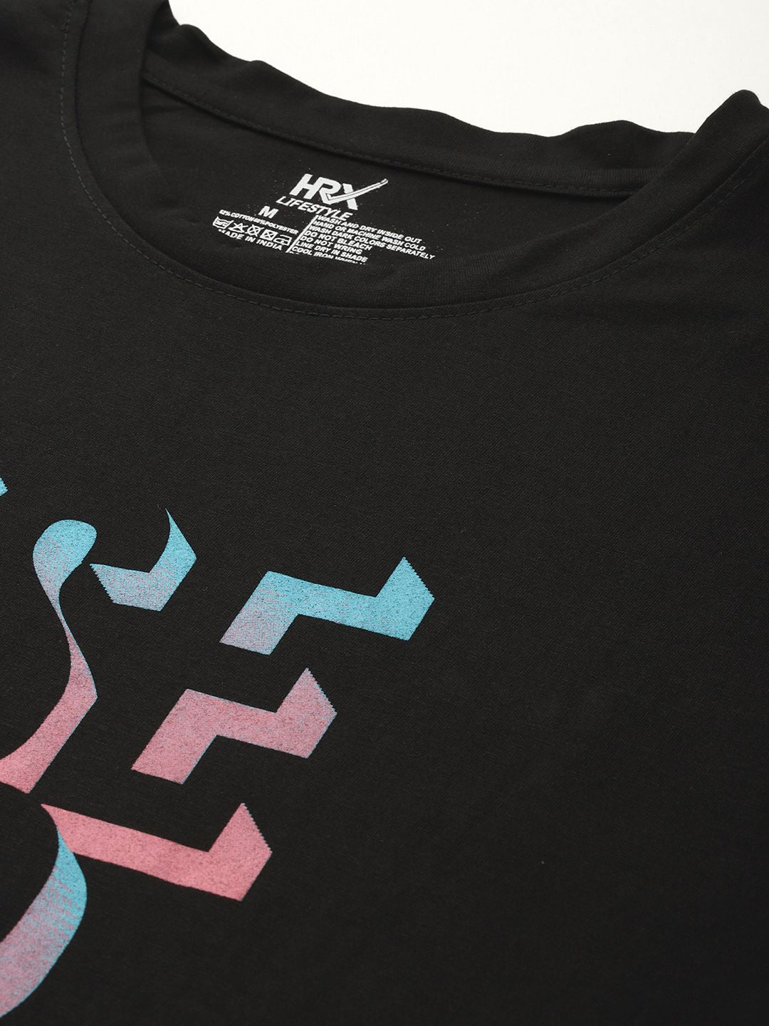 HRX by Hrithik Roshan Typography Printed T-shirt