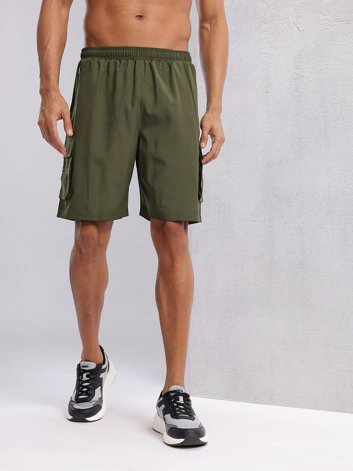 HRX by Hrithik Roshan Men Training Shorts with Utility Pockets