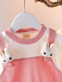 YK Striped Peplum Dress