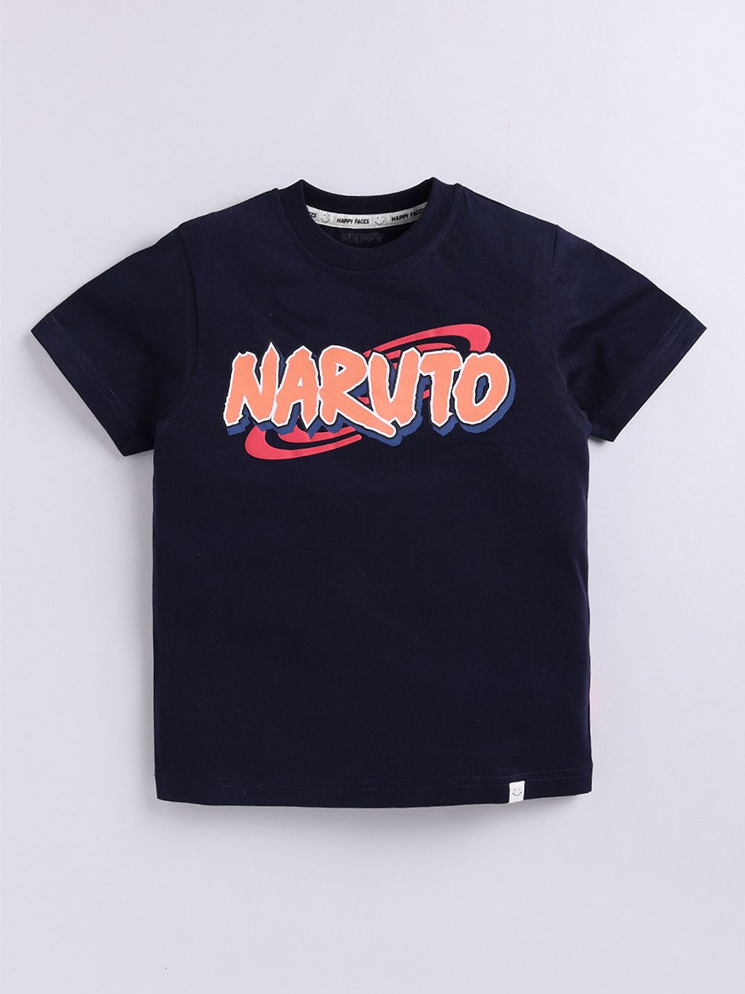 Happy Faces Boys Printed Pure Cotton T-shirt