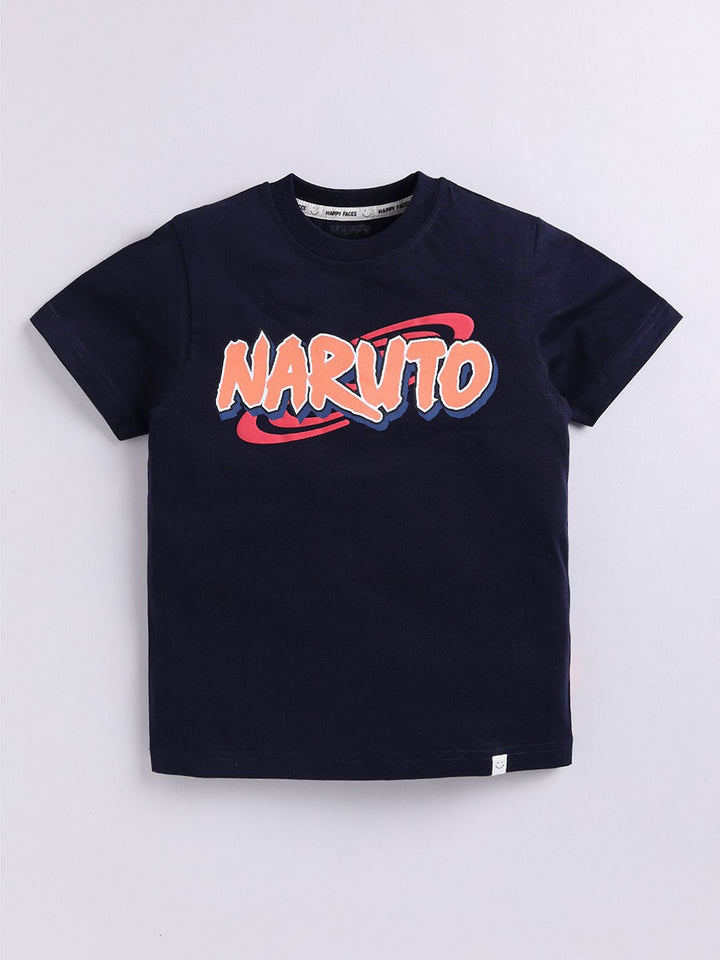 Happy Faces Boys Printed Pure Cotton T-shirt