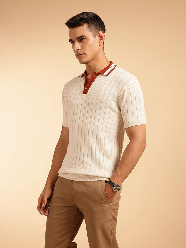 French Connection Men Polo Collar T-shirt