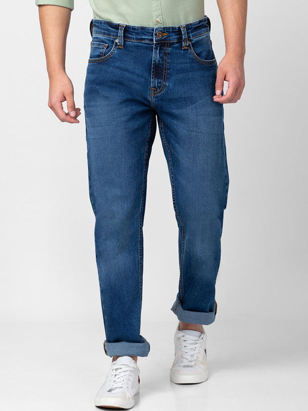 SPYKAR Men Light Fade Stretchable Cotton Jeans