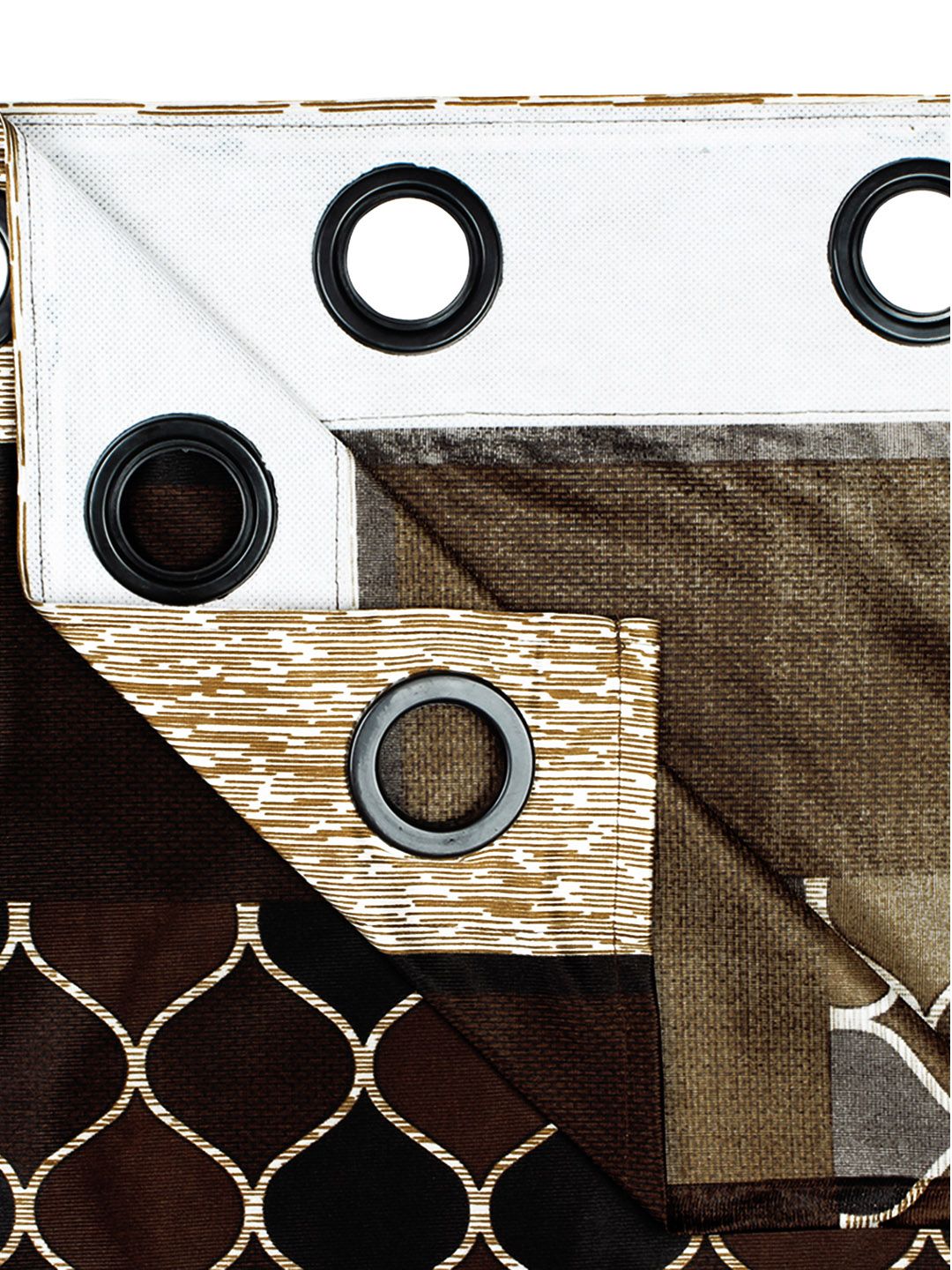 Story@home Brown 2 Pieces Door Curtain