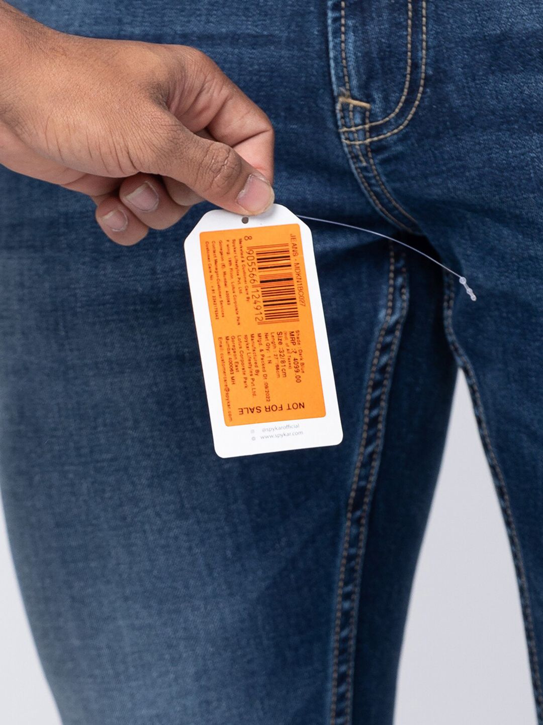 SPYKAR Men Tapered Fit Light Fade Stretchable Cotton Jeans