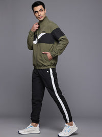 HRX by Hrithik Roshan Rapid Dry Mock Collar Running Tracksuit