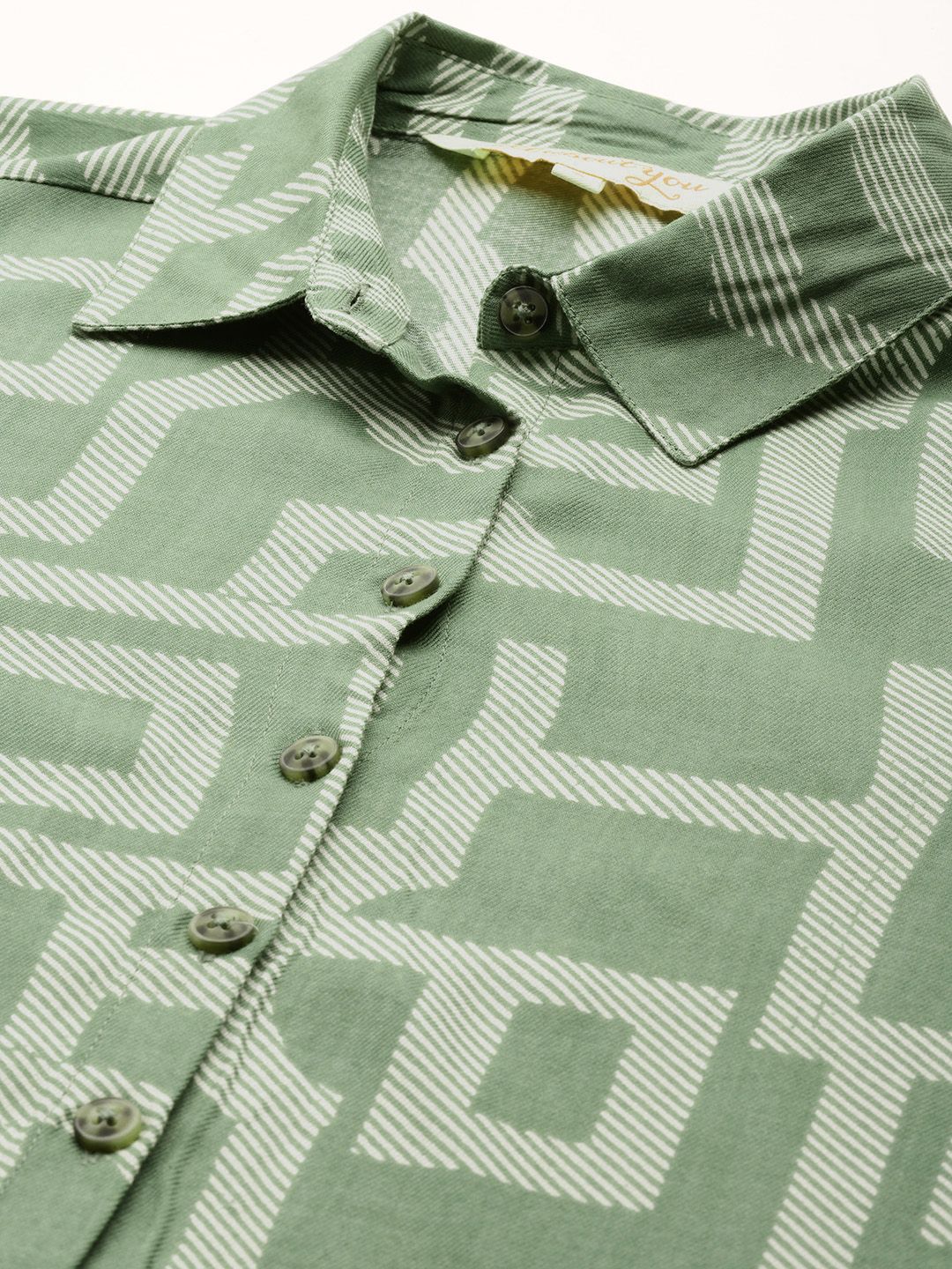all about you Geometric Printed Casual Shirt