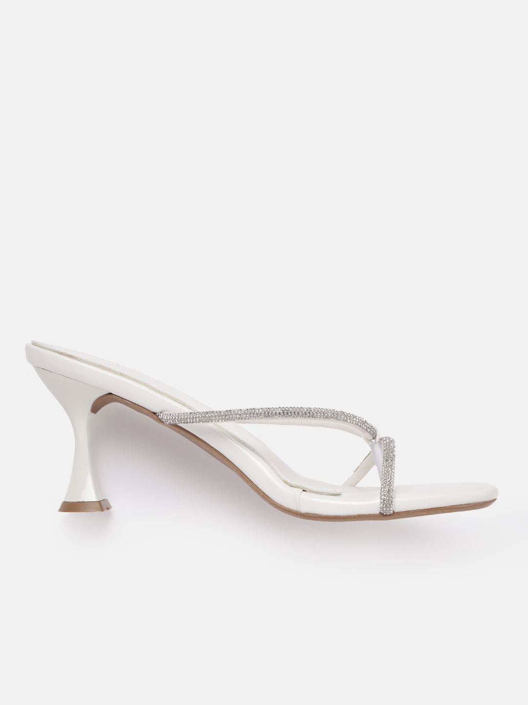 Lino Perros Rhinestones Embellished Party Slim Heels