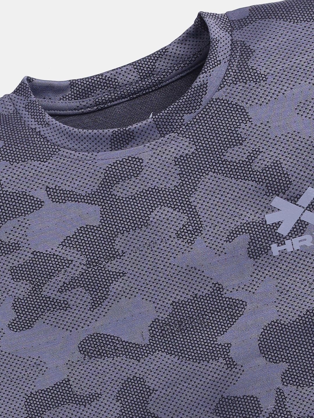 HRX by Hrithik Roshan Boys Camouflage Printed Moisture Wicking T-shirt