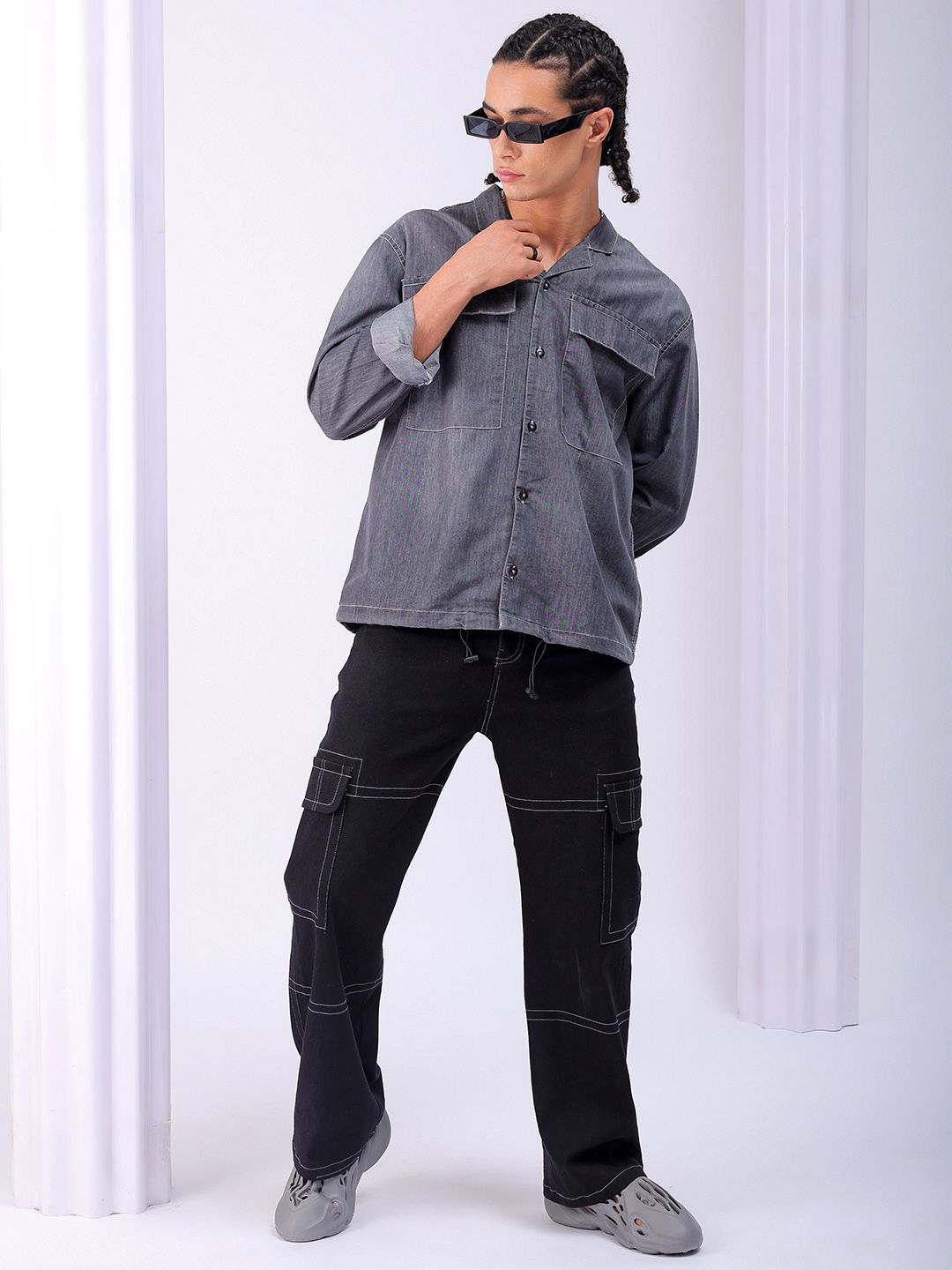 The Indian Garage Co Men Boxy Opaque Casual Shirt
