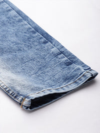 The Indian Garage Co Men Blue Slim Fit Light Fade Stretchable Jeans