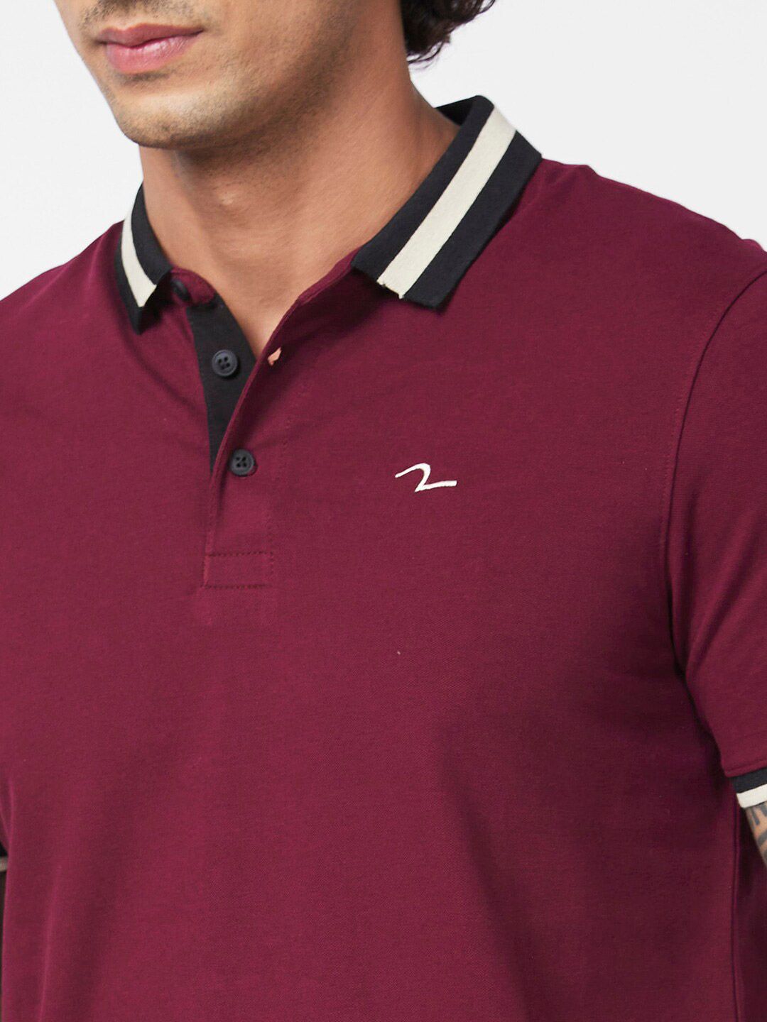 SPYKAR Polo Collar Slim Fit T-shirt