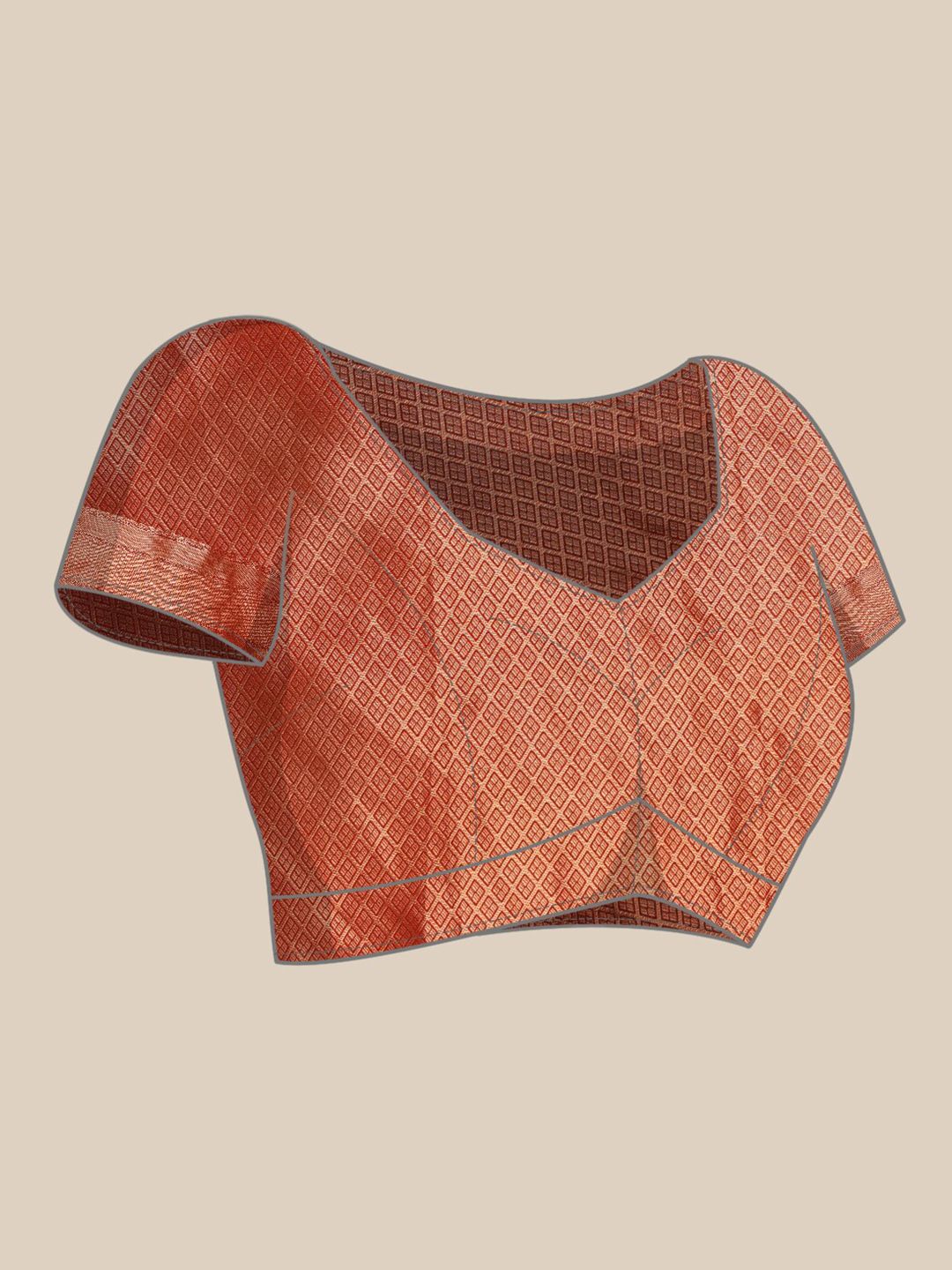 Silk Land Kanjeewaram Art Silk Zari Woven Digital Print saree