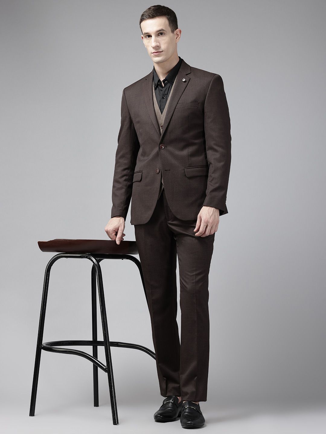 Park Avenue Super Slim Fit 3 Piece Formal Suit