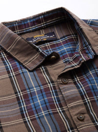 The Indian Garage Co Men Checked Casual Shirt
