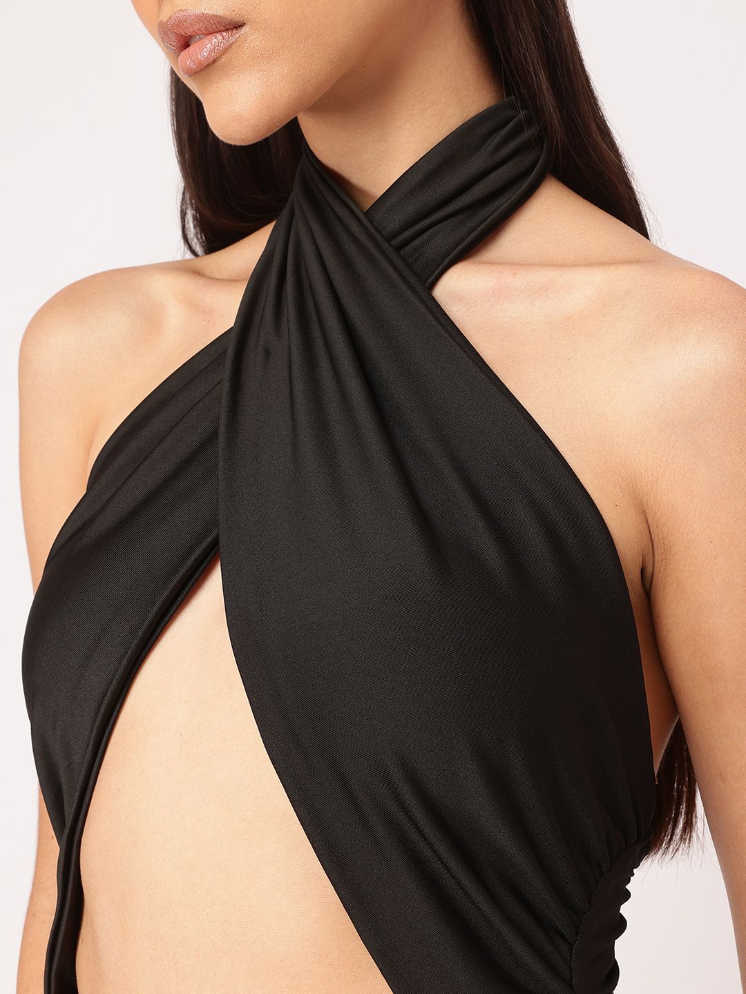 DressBerry Halter Hottie Trendsetting Cutout Dress