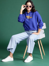 DressBerry Printed Hooded Sweatshirt