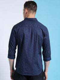 The Indian Garage Co Spread Collar Slim Fit Abstract Printed Casual Pure Cotton Shirt