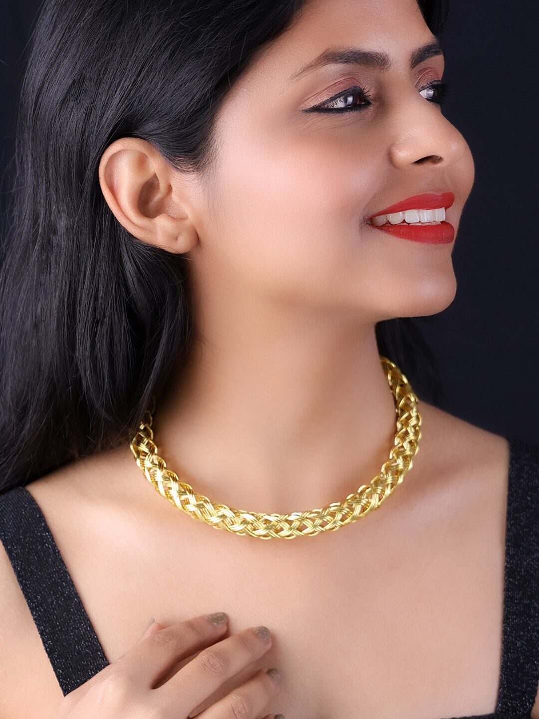 Kalung Pekeliling Bersalut Emas PANASH