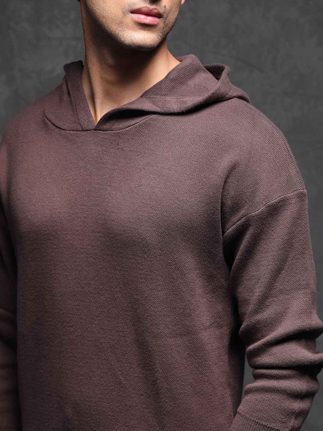 RARE RABBIT Men Zarr Slim Fit Hooded Sweatshirt