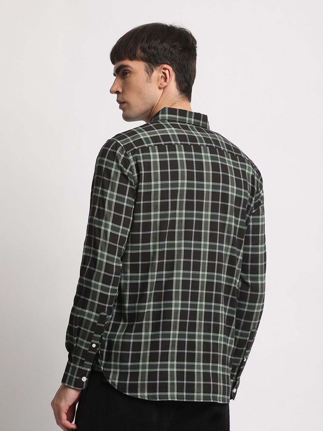 THE BEAR HOUSE Checked Slim Fit Casual Shirt